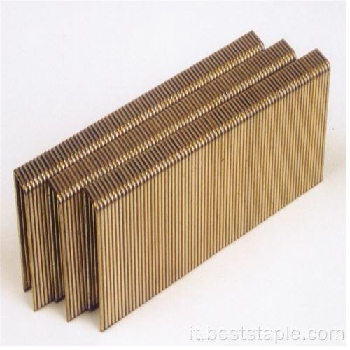 Chiodi lunghi 16 Gauge 7/16 Inch Crown Staples